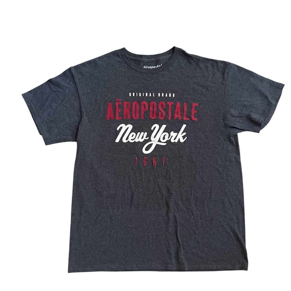 Men’s Aeropostale Gray New York T-Shirt Sz Large Excellent Condition